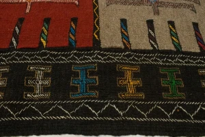 Khaki Tribal 4X6 Sumak Herati Persian Rug