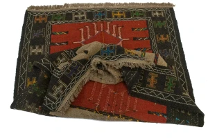 Khaki Tribal 4X6 Sumak Herati Persian Rug