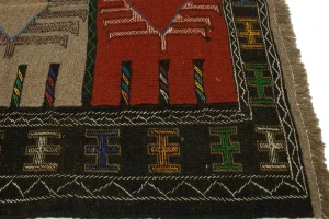 Khaki Tribal 4X6 Sumak Herati Persian Rug