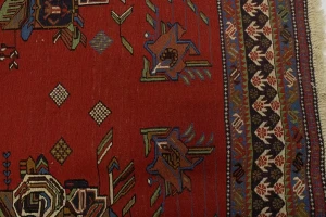 Orange Tribal 4'5X7 Sumak Persian Rug