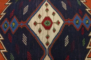 Orange Tribal 4X7 Sumak Persian Rug