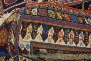 Plum Tribal 4'4X7'5 Sumak Persian Oriental Rug