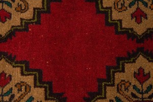 Vintage Red Tribal 3'6X6'3 Balouch Persian Rug