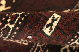 Burgundy Tribal 3'6X6'4 Balouch Persian Rug