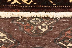 Burgundy Tribal 3'6X6'4 Balouch Persian Rug
