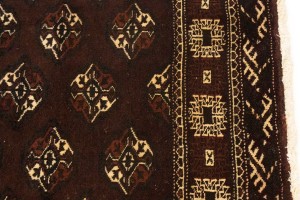 Burgundy Tribal 3'6X6'4 Balouch Persian Rug