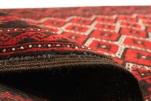 Cherry Red Tribal 3X6 Balouch Persian Rug