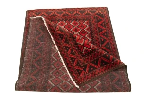 Cherry Red Tribal 3X6 Balouch Persian Rug