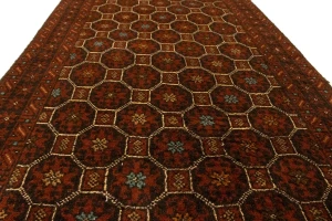 Rust Tribal 3'4X5'5 Balouch Persian Rug