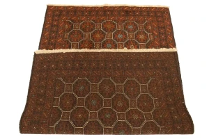 Rust Tribal 3'4X5'5 Balouch Persian Rug