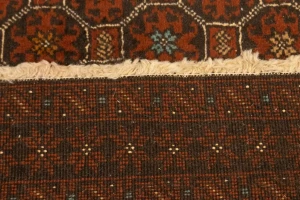 Rust Tribal 3'4X5'5 Balouch Persian Rug