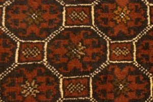 Rust Tribal 3'4X5'5 Balouch Persian Rug