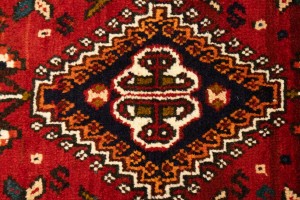 Red Tribal 3X5 Shiraz Persian Rug