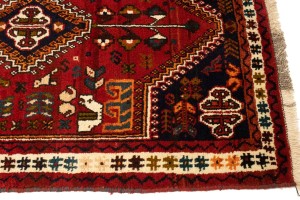 Red Tribal 3X5 Shiraz Persian Rug