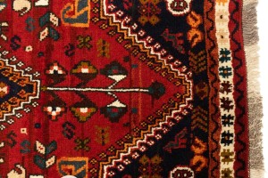 Red Tribal 3X5 Shiraz Persian Rug