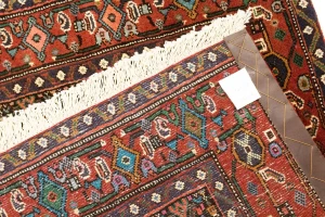 Rusty Red Floral 4X5 Bidjar Persian Rug
