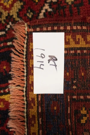 Semi Antique Red Tribal 4X7 Shirvan Persian Rug