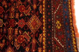 Semi Antique Red Tribal 4X7 Shirvan Persian Rug