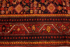 Semi Antique Red Tribal 4X7 Shirvan Persian Rug