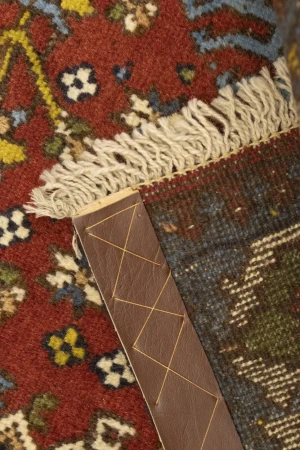 Vintage Rusty Red Tribal 4X5 Yalameh Persian Rug