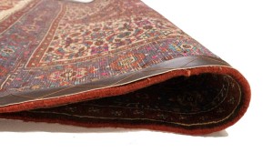 Vintage Geometric 3'4X5'8 Bidjar Persian Rug