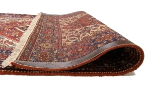 Vintage Geometric Cream 3X5 Bidjar Persian Rug