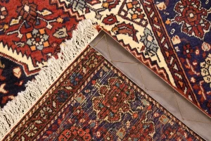 Vintage Geometric Cream 3X5 Bidjar Persian Rug