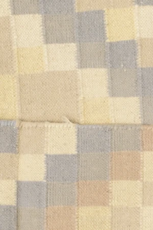 Multicolored Geometric Dhurrie 5'8X8'4 Indian Oriental Rug