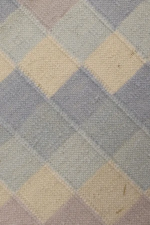 Multicolored Geometric Dhurrie 5'6X8'6 Indian Oriental Rug