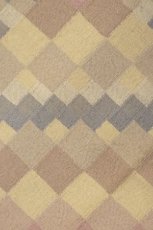 Multicolored Geometric Dhurrie 4X6 Indian Oriental Rug