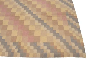 Multicolored Geometric Dhurrie 4X6 Indian Oriental Rug