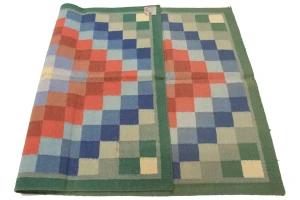 Multicolored Geometric Dhurrie 4X6 Indian Oriental Rug