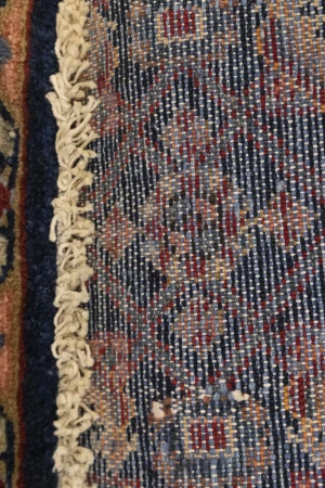 Semi Antique Tribal 4X14 Hossainabad Persian Runner Rug