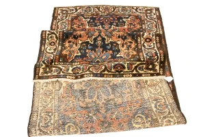 Semi Antique Floral Tribal 3'6X8'9 Bakhtiari Persian Runner Rug