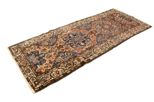 Semi Antique Floral Tribal 3'6X8'9 Bakhtiari Persian Runner Rug