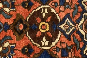 Semi Antique Floral Tribal 3'6X8'9 Bakhtiari Persian Runner Rug