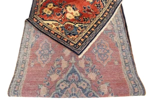 Semi Antique Red Tribal 4X10 Hamedan Persian Rug