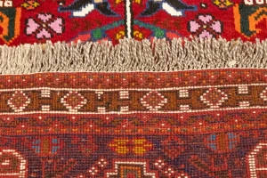 Red Tribal 3'6X5 Shiraz Persian Rug