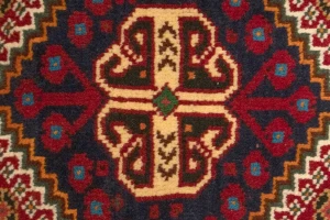 Red Tribal 3'6X5 Shiraz Persian Rug