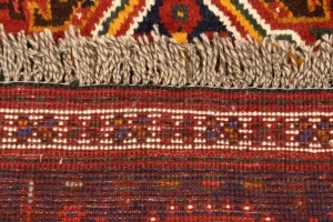 Red Tribal 3'6X5 Shiraz Persian Rug