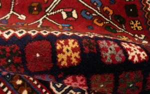 Red Tribal 3'5X5 Shiraz Persian Rug