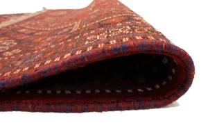 Red Tribal 3'5X5 Shiraz Persian Rug