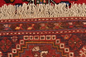 Red Tribal 3'5X5 Shiraz Persian Rug