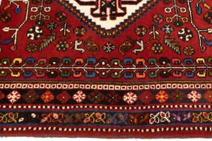 Red Tribal 3'5X5 Shiraz Persian Rug