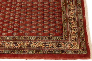 Semi Antique Rusty Red Tribal 4X10 Botemir Persian Runner Rug
