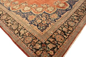 Semi Antique Rusty Red Traditional 10'4X13'6 Mahal Persian Rug
