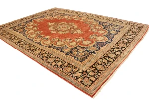 Semi Antique Rusty Red Traditional 10'4X13'6 Mahal Persian Rug
