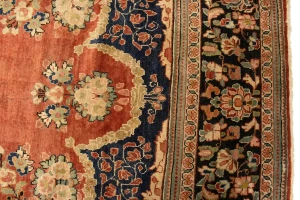 Semi Antique Rusty Red Traditional 10'4X13'6 Mahal Persian Rug