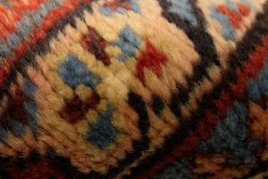 Semi Antique Scarlet Red Floral 10X14 Mahal Persian Rug