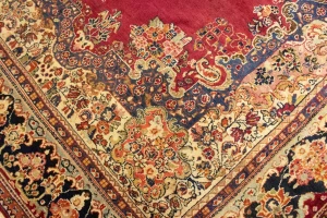 Antique Red Traditional 10X13 Mahal Persian Rug